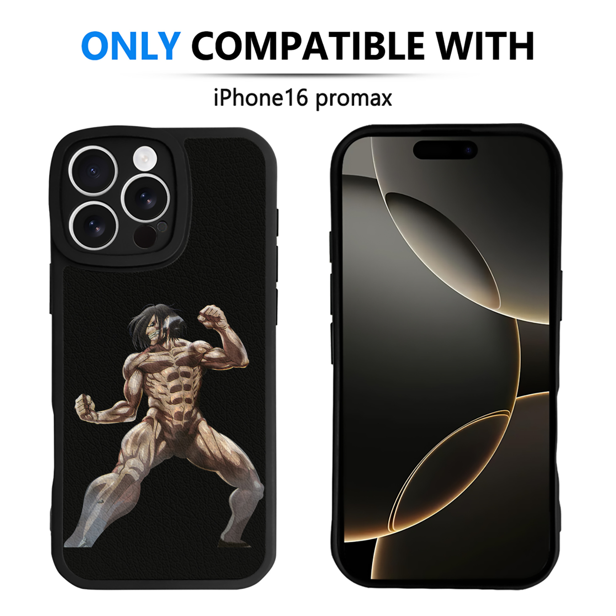 （画像用） 進撃の巨人 Attack on Titan 【iPhone 16シリーズ対応】シリコンスマホケース（レザー調） 材質：シリコン
